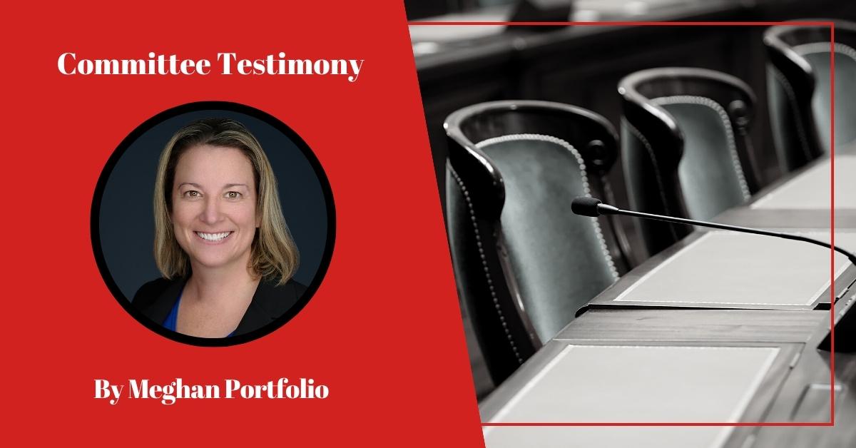 Testimony on SB 907 by Meghan Portfolio