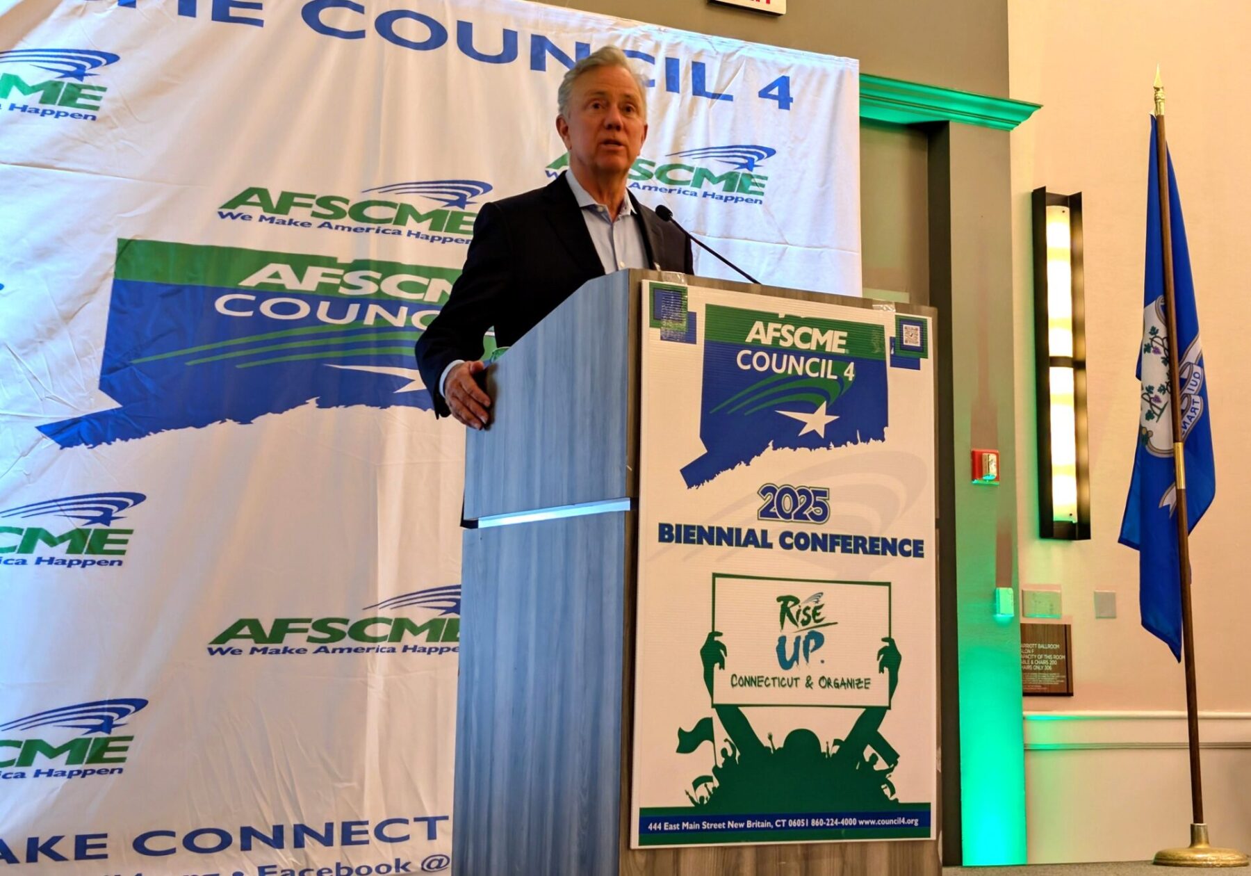 Lamont Tells AFSCME: As Long as I’m Governor, the Raises Will Keep Coming