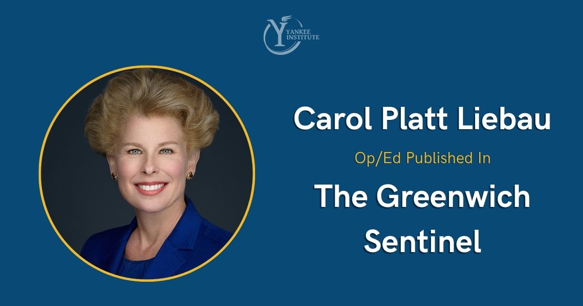 YI President Carol Platt Liebau Featured in The Greenwich Sentinel